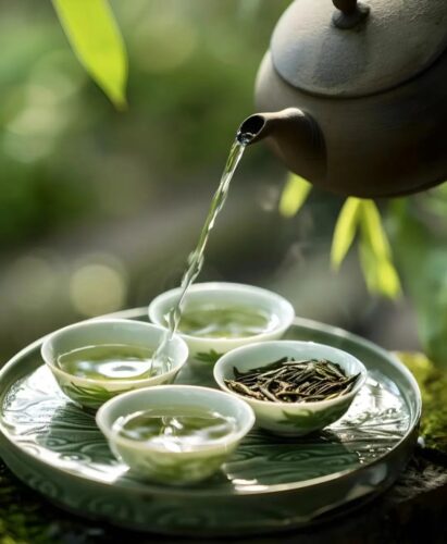 organic Zinc Selenium green Tea